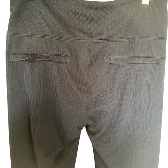 Spring + Mercer Ankle Length Textured Pull on Pants Black Jacquard size Large - Picture 3 of 6